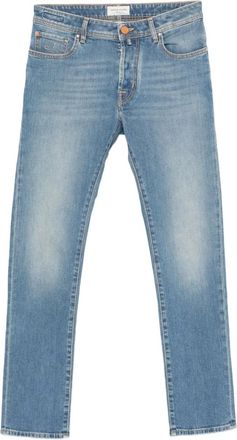 Jacob Cohen Jeans con design a cinque tasche - Blu