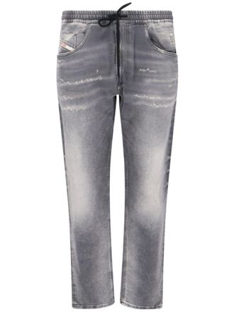 Diesel Jeans con vita elasticizzata - Grigio