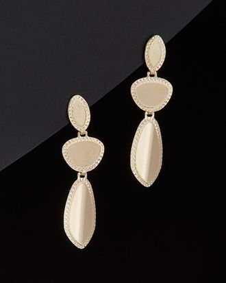 Italian Gold, Inc 14K Italian Gold Geometric Disc Drop Earrings
