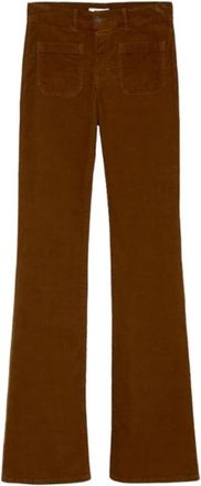 Five Jeans Luna Broeken - Dames - Wijde Broeken - Bruin - W27 - Katoen - Broeken