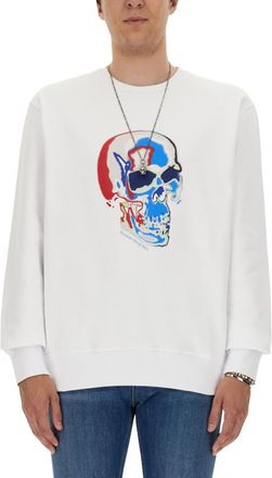 Alexander McQueen White Crew Neck Sweatshirt