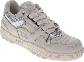 Pony Mens M100 Low Metallic Genuine Leather Premium Lace Up Athletic Sneaker Shoe