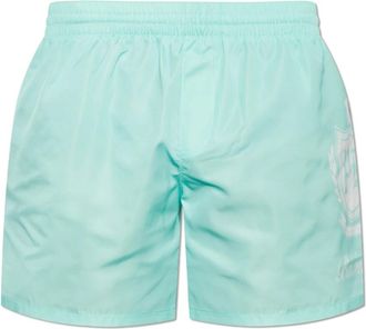 Balmain Zwemshorts - Heren - Strandmode - Groen - S - Polyester - Badmode