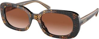 Coach HC8358U CD471 572413 Womens Sunglasses Tortoiseshell Size 54