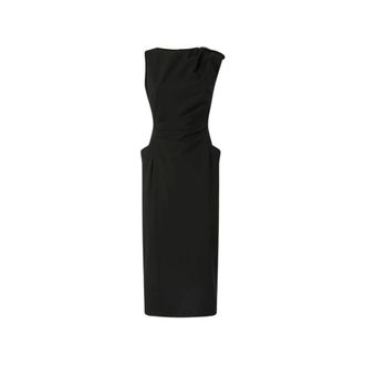Pinko Pinko, Kleedjes, Dames, Zwart, L, Polyester, Ulysse Jurk