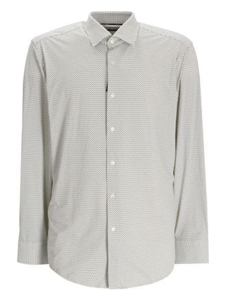 BOSS Camicia con stampa geometrica - Grigio