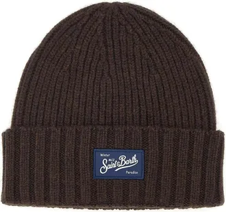 MC2 Saint Barth Gorro de punto trenzado Sheldon - Accessories - Hombre - Marr&oacute;n - ONE SIZE