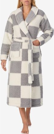 Sanctuary Checkered Robe in Grey Check at Nordstrom Rack, Size X-Small/small