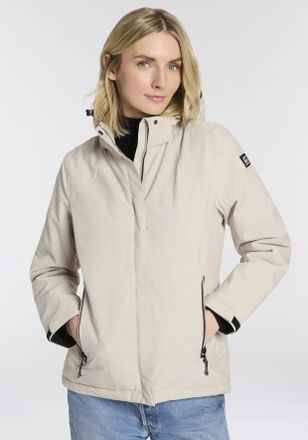 Killtec Outdoorjacke KILLTEC KOW 250 WMN JCKT, Damen, Gr. 36, beige (hell taupe), Obermaterial: 100% Polyester. Futter: 100% Polyester. Wattierung: 100% Polye