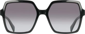 Liu Jo Lj 824S Zonnebril - Dames - Zonnebrillen - Zwart - 55 MM - Accessoires