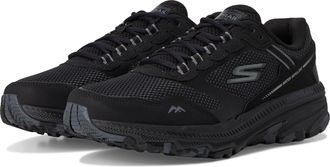 Skechers Mens Go Run Trail Altitude 2.0-Marble Rock 3.0 Sneaker, Black/Black, 7