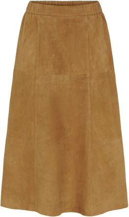 BTF-CPH Falda Midi de Corte A - Skirts - Mujer - Marr&oacute;n - XS
