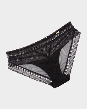 Chantelle Festivite Lace Brazilian Bikini Briefs