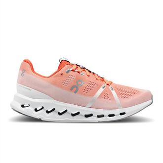 On Mens Cloudsurfer Shoe In Flame/white