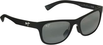 Maui Jim Sunglasses, male, Black, ONE SIZE, Stylish Matte Black Polarized Sunglasses