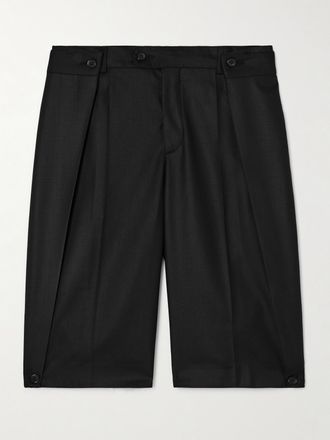 BETTTER Shorts In Misto Lana A Strati Bibi - Nero