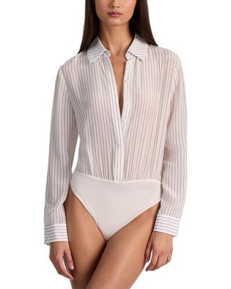 Alice & Olivia Alice + Olivia Willa Silk Bodysuit
