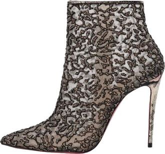 Christian Louboutin Nancy Glitter Booties Size 37.5