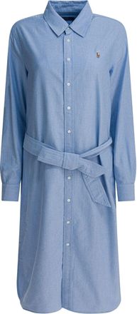 Polo Ralph Lauren Oxford Abiti Blu-Donna