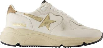 Golden Goose Running Sneakers - Golden Goose Deluxe Brand - Leather - White