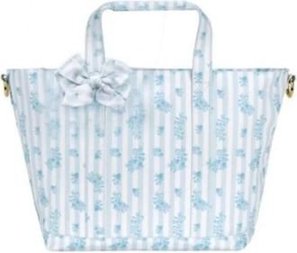 Stoney Clover Lane Womens High Tea Mini Tote Bag With Bow In Fine China