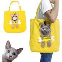 OEM Bolso Bandolera De Lona Con Forma De Abeja Para Mascotas, Ideal Para Paseos. (abeja - Tama&ntilde;o Grande) - Crezuo