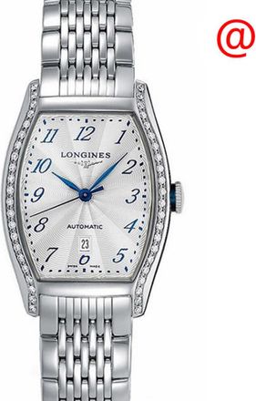 Longines Evidenza Automatic Diamond Silver Dial Ladies Watch L2.142.0.70.6