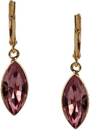 Rodrigo Otazu gold plated oorbellen met Swarovski kristallen Blossom