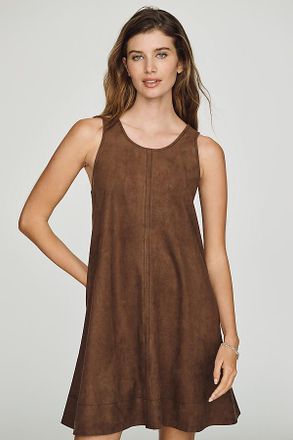Maeve Keiko Faux-Suede Mini Dress
