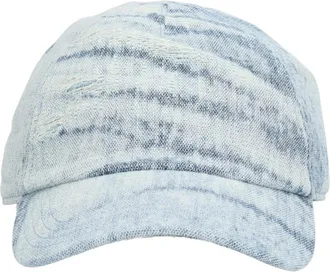 Diesel Denim Distressed Baseball Hat