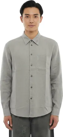 Diesel Grey Regular Solid Shirt