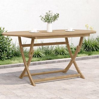 vidaXL Tavolo da Giardino Pieghevole 160x85x75cm Legno Massello Acacia - Vidaxl