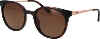 Guess Bruine Plastic Zonnebril