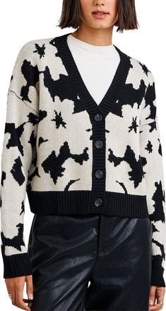 Bella Dahl V-Neck Wool-Blend Cardigan