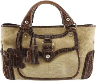 Celine Pre-owned Vintage Handtas - Dames - Vintage Handtas - Bruin - ONE Size - Leer - Vintage