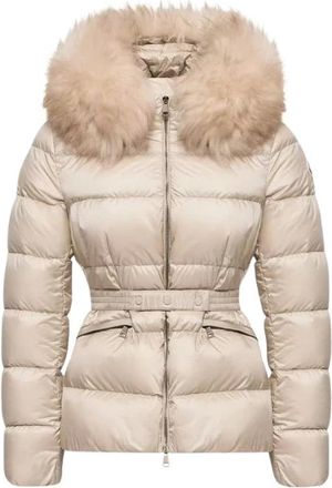 Moncler Jassen, Dames, Beige, L, MCL H26 Jas