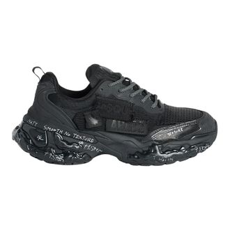 Dsquared2 Schoenen, Heren, Zwart, 42 EU, Polyester, Faster Sneakers