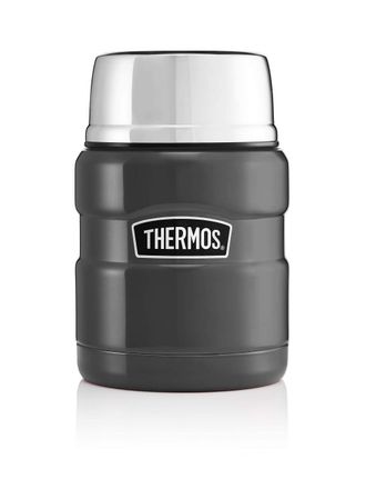 Thermos Termo Serie Stainless King Frasco Alimentario Gris 470 Ml