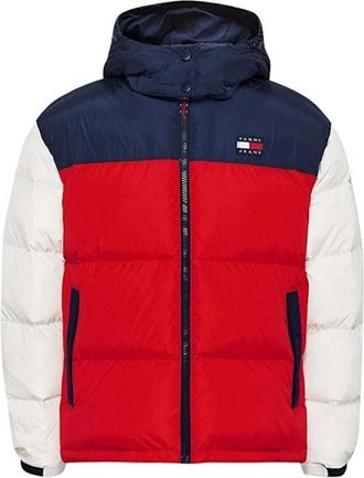 Tommy Jeans Alaska Puffer Jacket - Heren - Gewatteerde jassen - Veelkleurig - S - Polyester - Jassen
