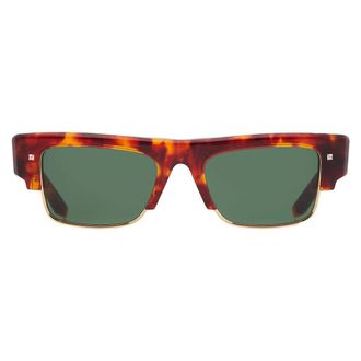 Valentino Green Pilot Unisex Sunglasses VLS-164 B 52