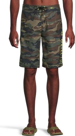 O'Neill Santa Cruz Printed Boardshorts Mens Swimwear Camo 2 : 28, Polyester