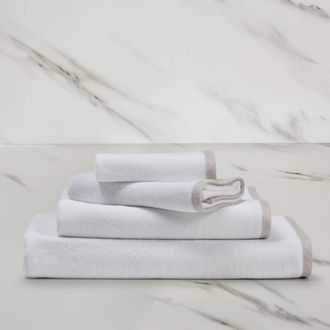 Frette Light Terry and Linen Crepe Asciugamano Ospite