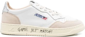 Autry Sneakers Medalist con inserto in pelle scamosciata - Bianco
