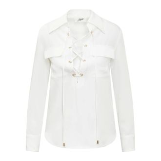 Seafarer Dames, Blouses & Shirts, Wit, Maat: M Viscose