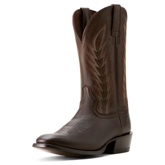 Ariat Mens Willie Western Boots in Bittersweet Chocolate, D Medium Width, Size 8.5, by Ariat