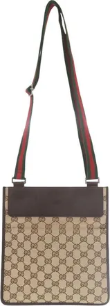 Gucci Pre-owned Gucci GG Canvas Web Crossbody Unisex S670CA33K9JWKG2Q