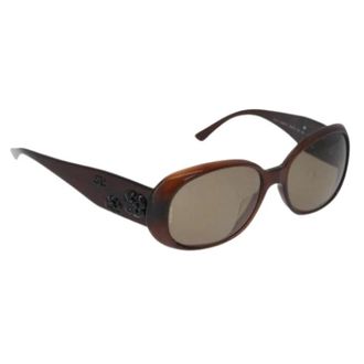 Chanel Pre-owned Accessories, female, Brown, Size: ONE SIZE Pre-owned Vintage Sunglasses