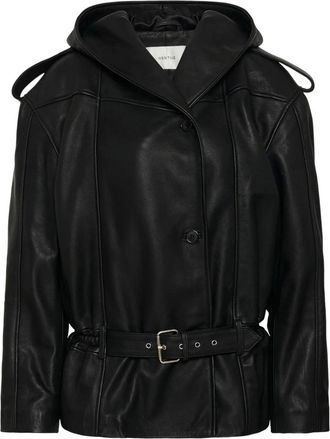 Gestuz Jacks - Dames - Jassen - Zwart - Maat: XS Leer