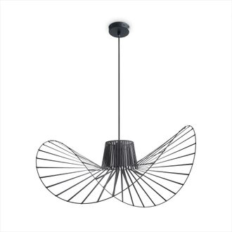 Paco Home Paco Home L&aacute;mpara De Suspensi&oacute;n Led Sal&oacute;n Comedor Dormitorio Colgante Estilo Moderno L&aacute;mpara Colgante - Negro, Schwarz (&oslash;90cm) (de)