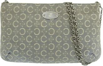Celine Pre-owned Canvas celine-bags - Dames - Vintage Schoudertas - Blauw - ONE Size - Vintage